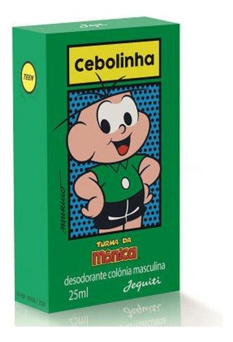 Kit 2x Perfumes Colônia Miniatura Cebolinha Turma Da Mônica Jequiti 25ml